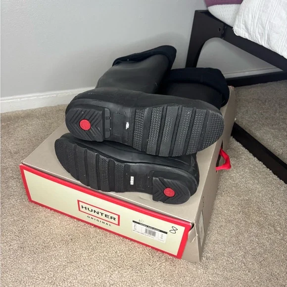 Hunter Black Knee-High Rain Boots - Picture 5 of 5